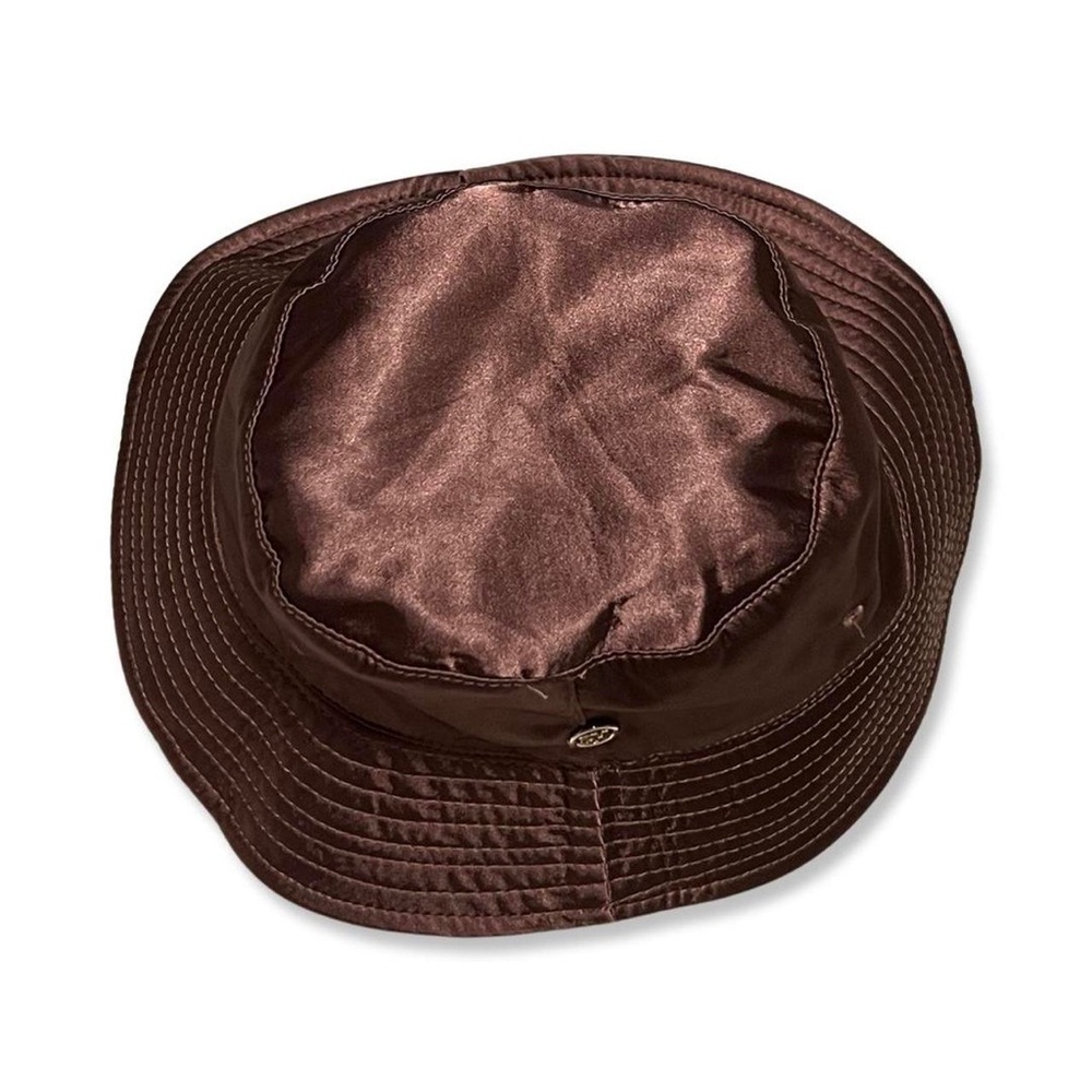 Steve Madden Reversible Satin Paisley Print Bucket Hat - Picture 2 of 3